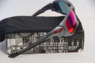   Scalpel Sunglasses Dark Grey/Positive Red Iridium 009095 04 Box,Paper