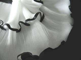 C639 5 inch Black Ruffle Lace Edge doll dress Trim By Y  