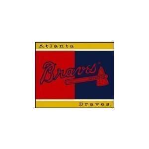  MLB Baseball All Star Blanket/Throw Atlanta Braves   Team 