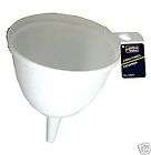   Large White Smooth Multipurpose Funnel for liquids SHIPS FASTT FROM NY
