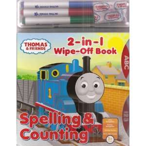  Thomas & Friends 2 in 1 Wipe off Book Books