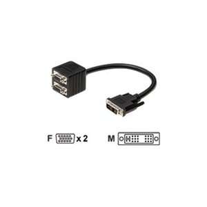 Belkin   VGA adapter   HD 15 (F)   DVI I (M) 1FT ALOG Y SPLITTER DVI 