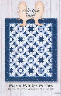 Antler Quilt Design Warm Winter Wishes quilt pattern  