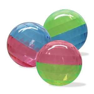  Play Visions Diamond Split Color High Bounce Balls Toys 