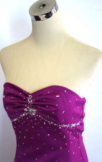 NWT JUMP APPAREL $200 Purple Formal Party Gown 13/14  