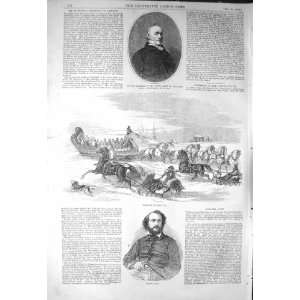   1856 COLONEL COLT SLEIGHING BOSTON BUCHANAN PRESIDENT