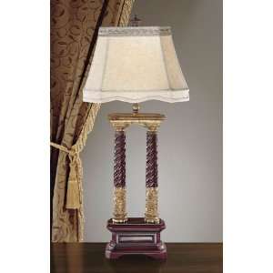 Designed Lighting 9205CHT Aegean Collection Chestnut Table 