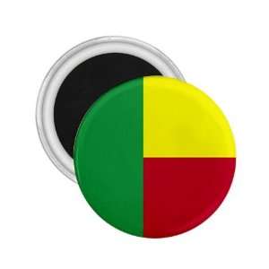  Benin Flag Souvenir Magnet 2.25  Kitchen 