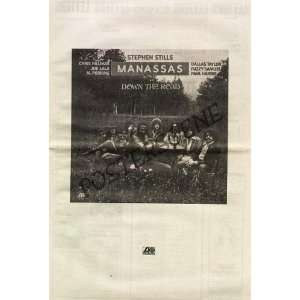 Stephen Stills Manassas LP Promo Ad Poster 1973 