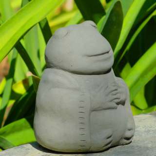Meditating BUDDHA FROG Stone Garden Outdoor Concrete Sculpture Toad 