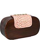 Kooba Wooden Minaudiere With Textured Leather Flap (Clearance) View 3 