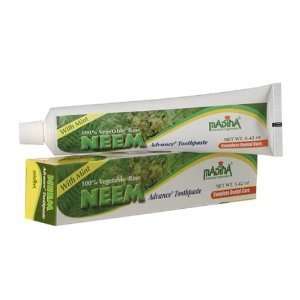  Manina 100% Vegetable Base Neem Advance Toothpaste 6.42oz 