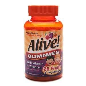  Natures Way Alive Multi Vitamin for Childrens Gummies 