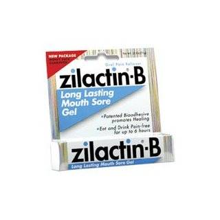  Zilactin Cold Sore Gel, Medicated Gel   0.25 OzGel Health 