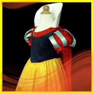 Snow White Princess Girls Festival Dress UP 3 4 5 6 7 8  