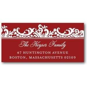  Holiday Return Address Labels   Traditional Banner By Shd2 
