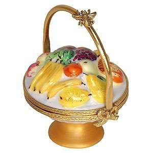  Fruit Compote Basket French Porcelain Limoges Box