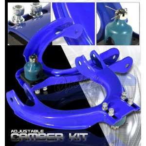   Civic / CRX Blue Adjustable Front Control Arms Camber Kit Automotive