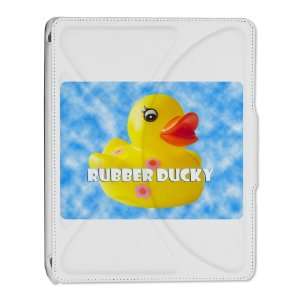  iPad 2 and New iPad 3 Cover Folio Case Rubber Ducky Girl 