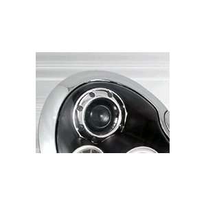   02 06 Mini Cooper Halo Projector Headlights   Black (pair) Automotive
