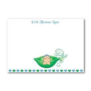 Peas In A Pod Thank You Cards (Boy) Baby