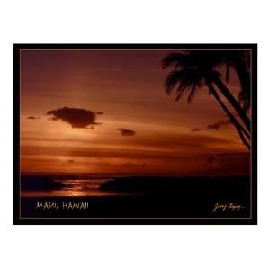  Maui Signature Note Cards, Maui Landscapes, Laniopoko Sunset 