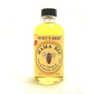 Burts Bees Mama Bee Nourishing Oil With Vitamin E , 4 Ounce Bottle 