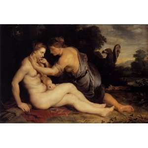  Oil Painting Jupiter and Callisto Peter Paul Rubens Hand 