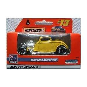  Matchbox 1933 Ford Street Rod Yellow #13 Toys & Games