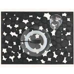  Chilewich Pressed Dots Placemat 14 X 19 Black
