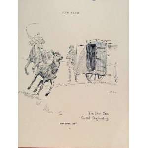  Stag Deer Cart Staghunting Lionel Edwards Sketch Print 