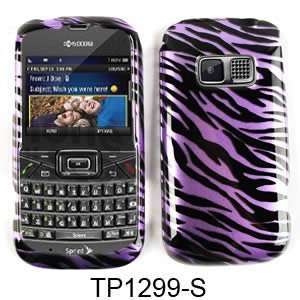 CELL PHONE CASE COVER FOR KYOCERA BRIO S3015 TRANS PURPLE ZEBRA Cell 