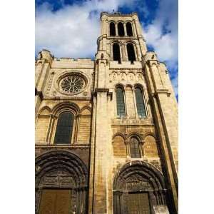 Basilica Saint Denis Tower, Paris, France   Peel and Stick Wall Decal 