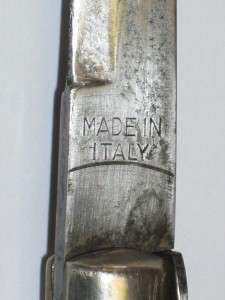 EARLY ITALY ITALIAN STILETTO LOCK BACK POCKET KNIFE  