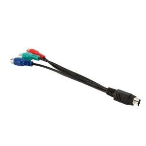    7 Pin S Video to 3 RCA RGB Component TV HDTV Cable Electronics