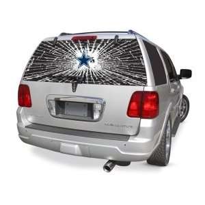 Dallas Cowboys Shattered Back Winshield Covering  Sports 