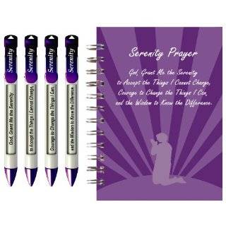 Greeting Pen Serenity Prayer Inspirational Prayer Pens with Rotating 