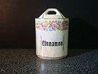 Vintage German Lusterware Cinnamon Spice Canister