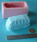 Silicone VW bus car Soap Candle Candy Embed Mold