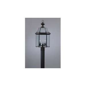 Kichler 9985OZ Embassy Row 3 Light Outdoor Post Lamp in Olde Bronze 