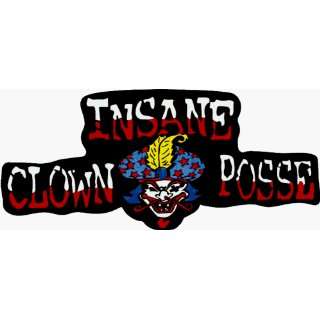 Insane Clown Posse   Logo with Clown Face   Large Jumbo Vinyl Sticker 