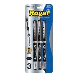    Bazic 1723  24 Royal Black Rollerball Pen  Pack of 24 Toys & Games