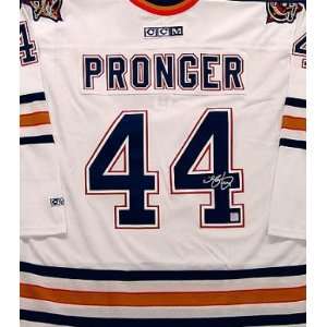  Signed Chris Pronger Jersey   (Edmonton Oilers) Sports 