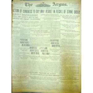   Argus Newspaper   September 1   31, 1916 Albany Daily Argus Books