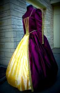 Tudor/Elizabethan Court Gown Renaissance Dress OOAK Medieval Princess 
