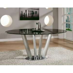  Chelsea Oval Pedestal Dining Table by Chintaly Imports 