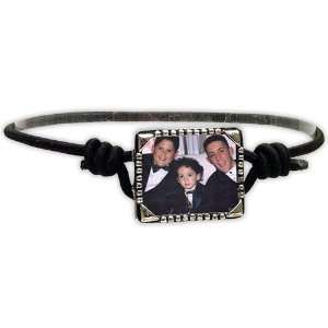  Black Cord Picture Frame Bracelet