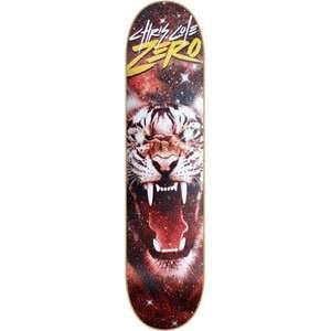 Zero Chris Cole Space Tiger Orange Skateboard Deck  Sports 