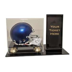  Carolina Panthers Mini Helmet and Ticket Display 