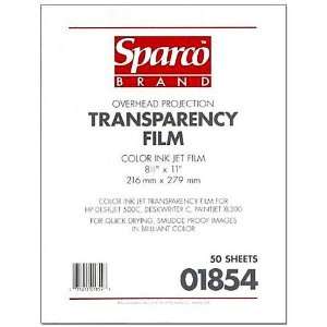  Sparco Products Products   Color Inkjet Transparency, 8 1 